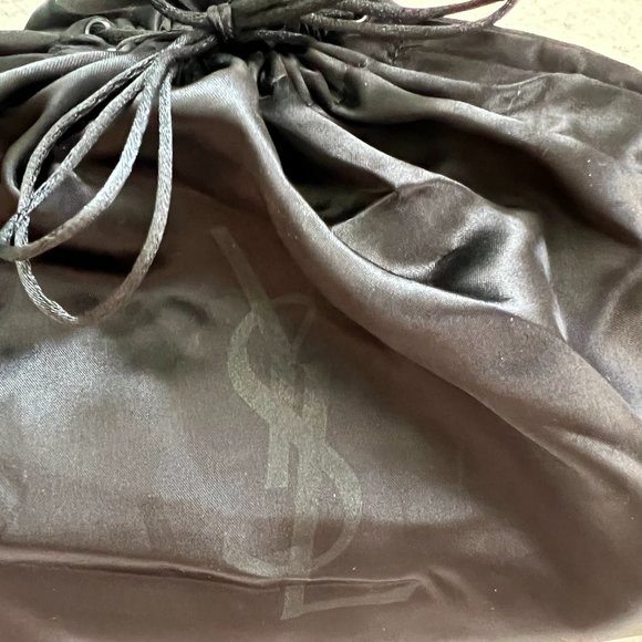 YSL Yves Saint Laurent Black Patent Spiral Clutch Bag Vintage Purse Vintage Rare - Picture 8 of 8